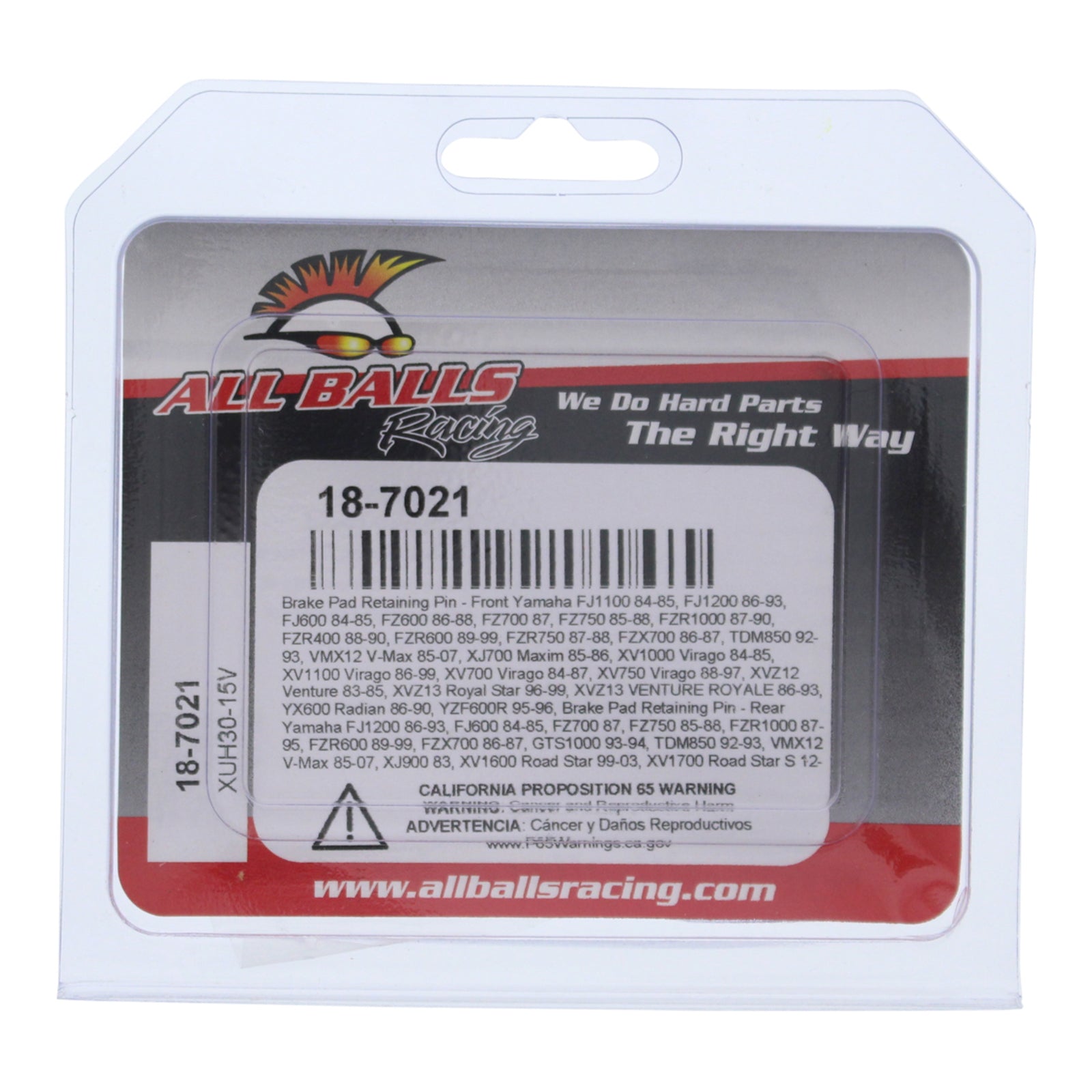 Brake Pad Retaining Pin 18-7021