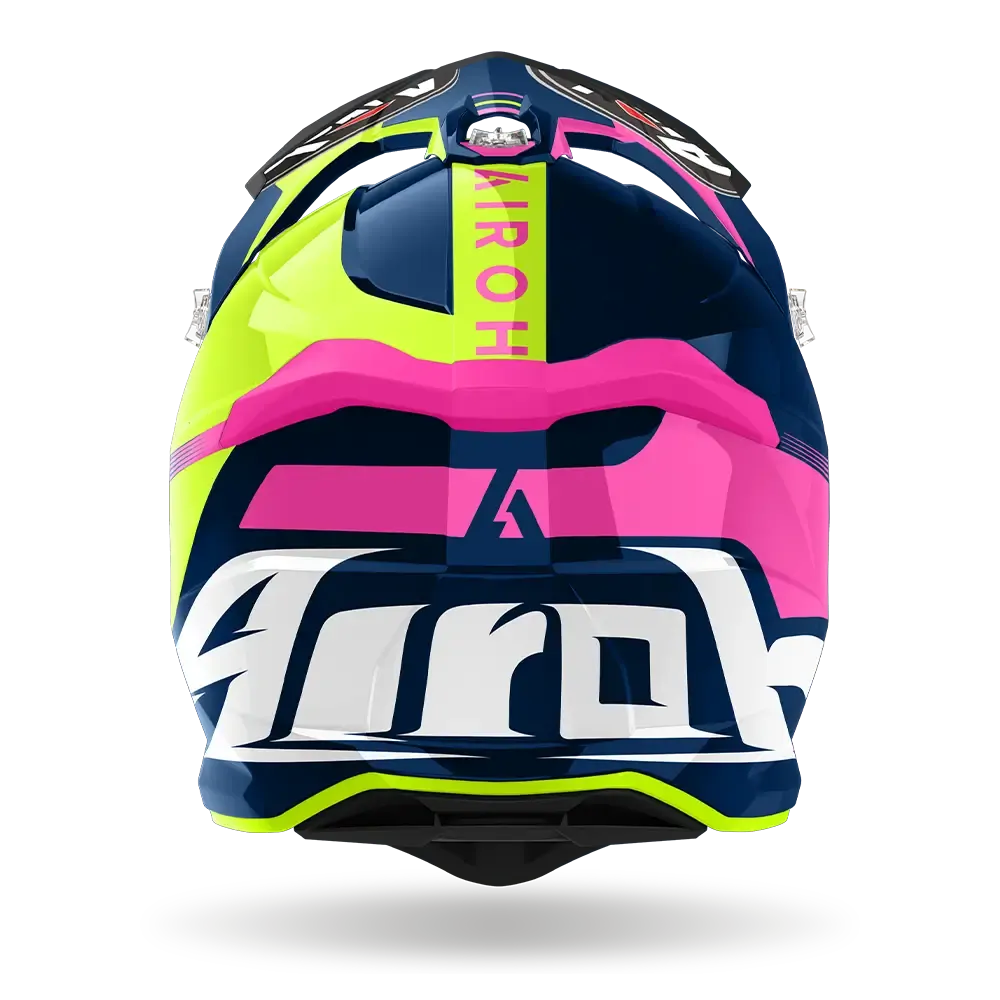 AIROH STRYKER BLAZER BLUE / PINK GLOSS