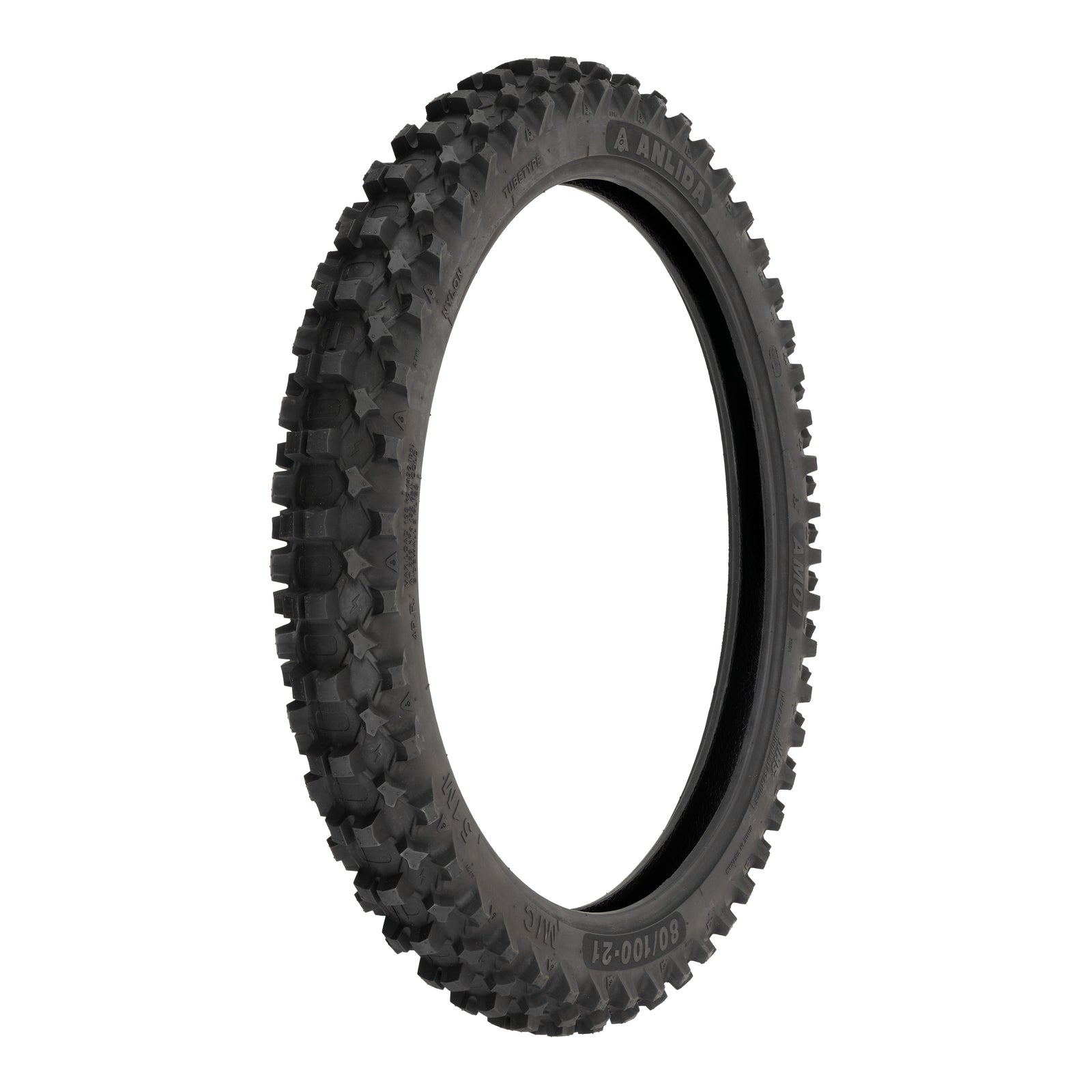 Anlida AM01 Tyre Set 80/100-21 Front & 100/90-19 Rear (NHS)