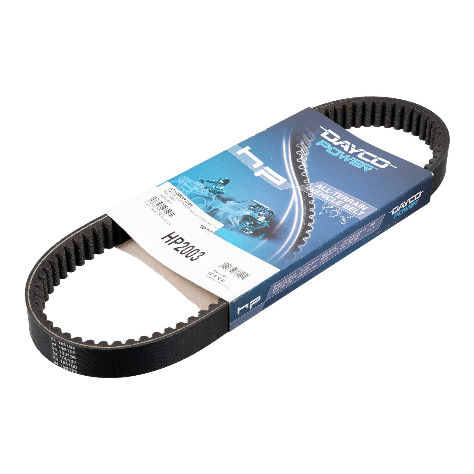 Dayco ATV Drive Belt HP 30.0 X 1.038m - HP2003