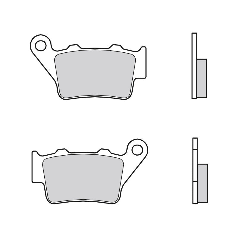 Brembo B-07BB02SX Off Road (SX) Sintered Rear Brake Pad (07BB02.SX) Brembo