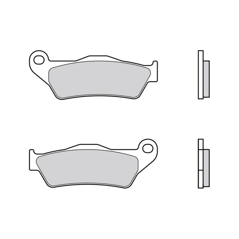 Brembo B-07BB04SA Road (SA) Sintered Rear Brake Pad (07BB04.SA) Brembo