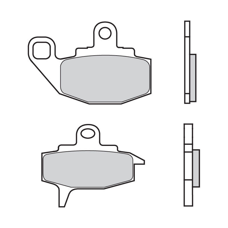 Brembo B-07KA10TT Off Road (TT) Carbon Ceramic Front Brake Pad (07KA10.TT) Brembo