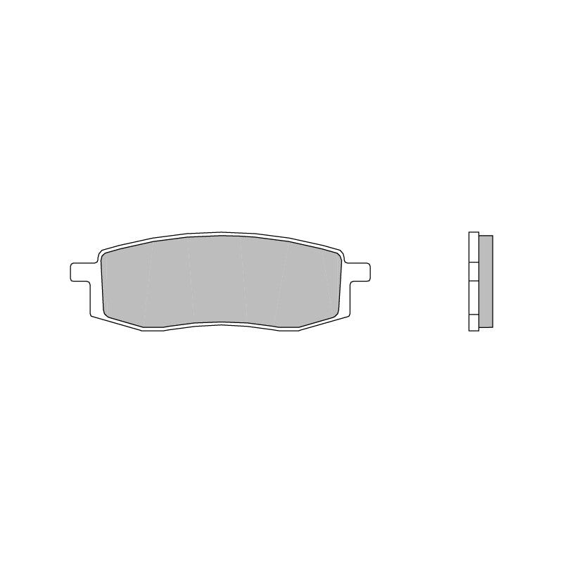 Brembo B-07YA13TT Off Road (TT) Carbon Ceramic Front Brake Pad (07YA13.TT) Brembo