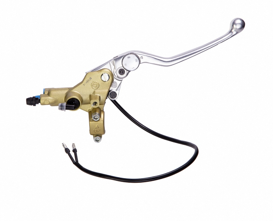 Brembo PSC16 Brake Master Cylinder w/Lever Gold/Silver for Ducati Monster S2R 800/S4R 06/Supersport 1000 06/DS 05/S 03 Brembo