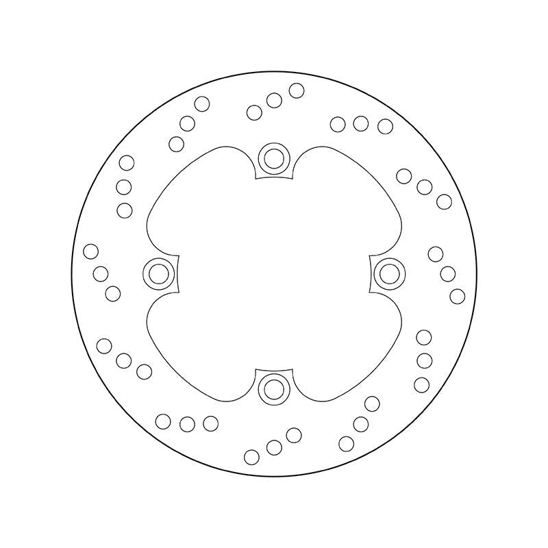 Brembo Serie Oro Fixed Rear Brake Disc for most Honda/Triumph Models