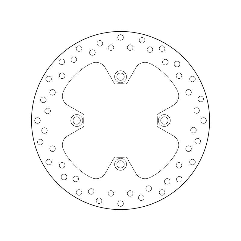 Brembo Serie Oro Fixed Rear Brake Disc for most Triumph Models (exc. Speed Triple R ABS/Sprint ST ABS)