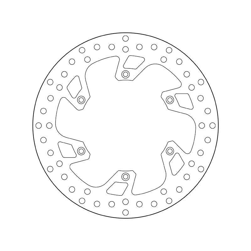 Brembo Serie Oro Fixed Rear Brake Disc for Beta/Husaberg/Husqvarna/KTM Models Brembo