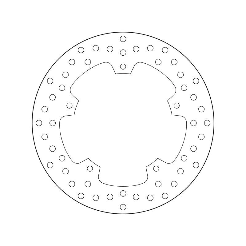 Brembo Serie Oro Fixed Rear Brake Disc for BMW S 1000 R/RR/RR HP4