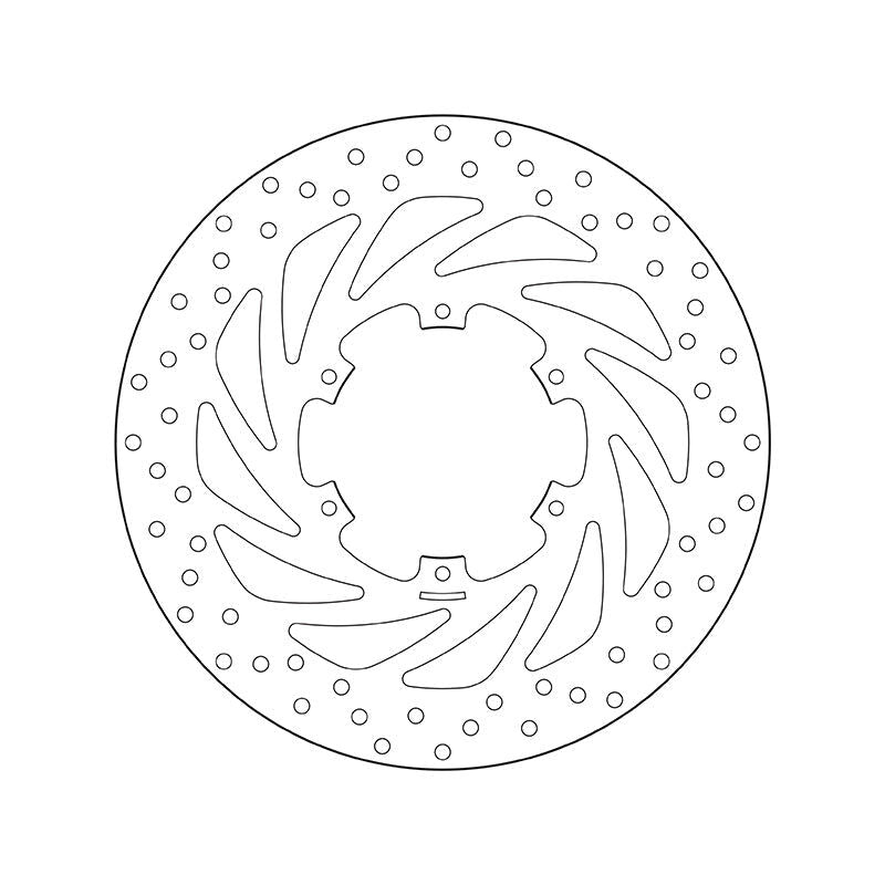 Brembo Serie Oro Fixed Rear Brake Disc for Aprilia Pegaso 125/Pegaso 650/I.E./Trail