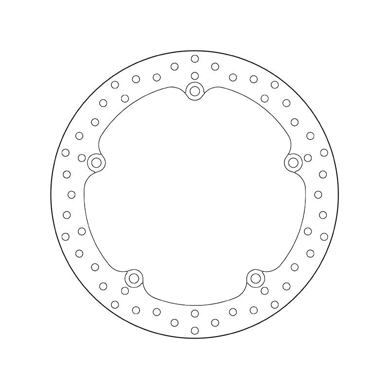 Brembo Serie Oro Fixed Rear Brake Disc for Honda Integra 700/NC S/NC 750 X/NC 750 S
