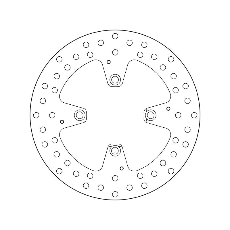 Brembo Serie Oro Fixed Rear Brake Disc for Ducati Panigale/Streetfighter V4/Monster 1200/Multistrada 1200/Multistrada 1260 Enduro Brembo
