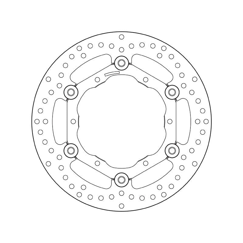 Brembo Serie Oro Floating Front Brake Disc for Suzuki RM 125/RM 250/RM X/DRZ 400 E/S