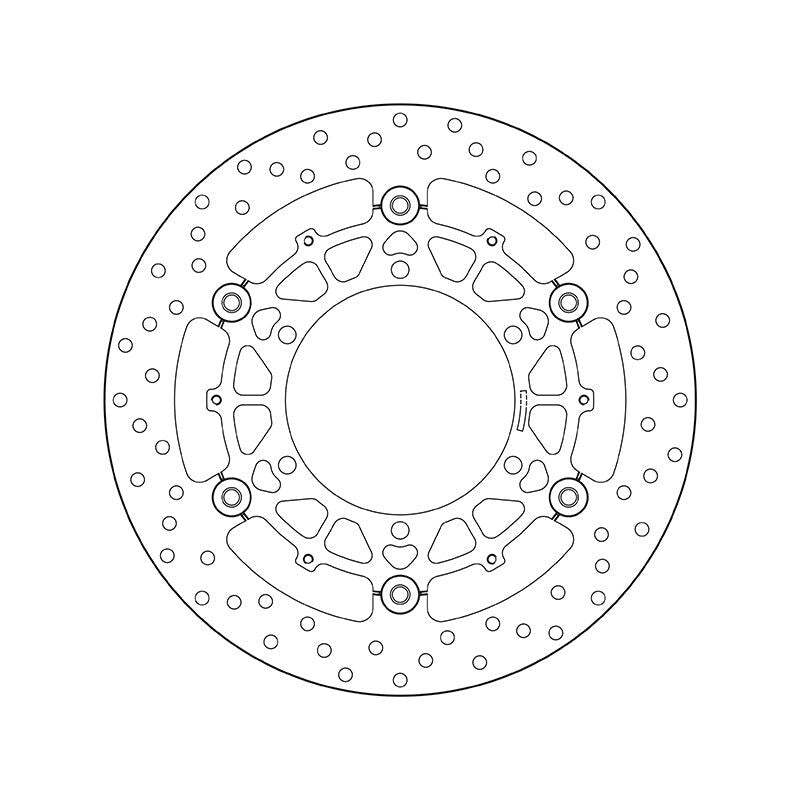 Brembo Serie Oro Floating Front Brake Disc for BMW R 850 R/RT/K 1000/RS 16 V/K 1100 LT/RS/R/R Roadster/RT/ABS