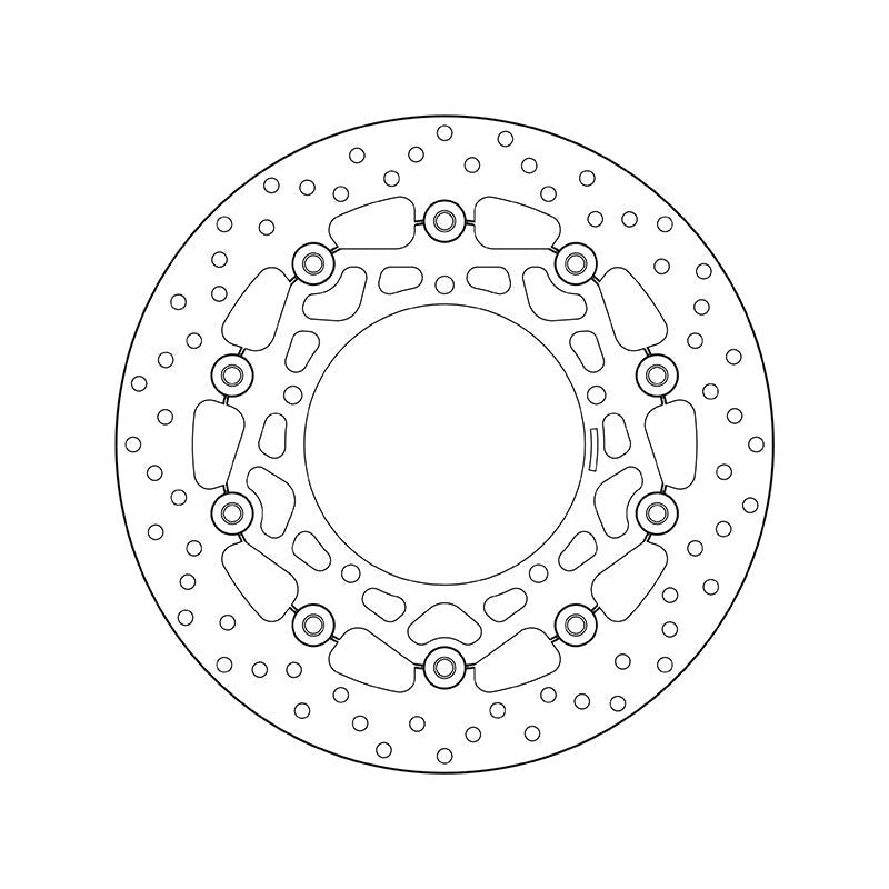 Brembo Serie Oro Floating Front Brake Disc for Yamaha YZF R6/Fazer 8/FZ 8/GTS 93-96/YZF R1/XTZ Supertenere Brembo