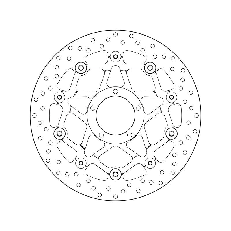 Brembo Serie Oro Floating Front Brake Disc for Ducati Streetfighter 848/S