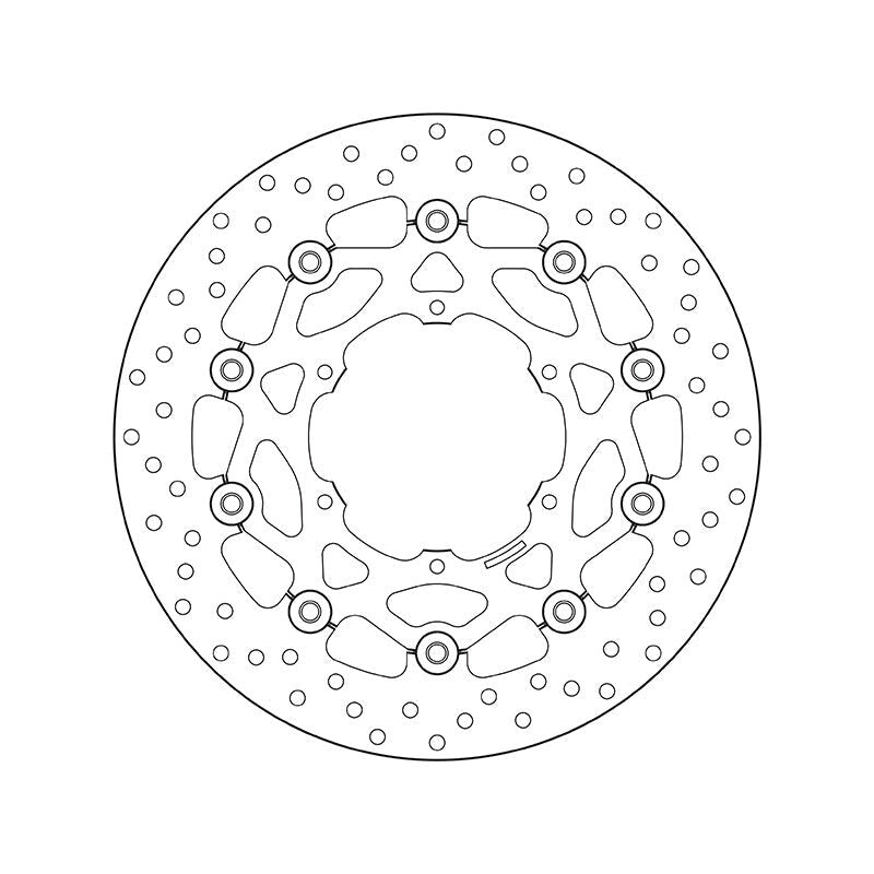 Brembo Serie Oro Floating Front Brake Disc for BMW F 700 GS/F 800 GS/Adventure