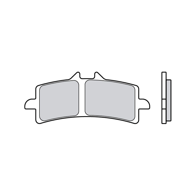Brembo B-M497Z04 Racing (Z04) Sintered Brake Pad (M497Z04)