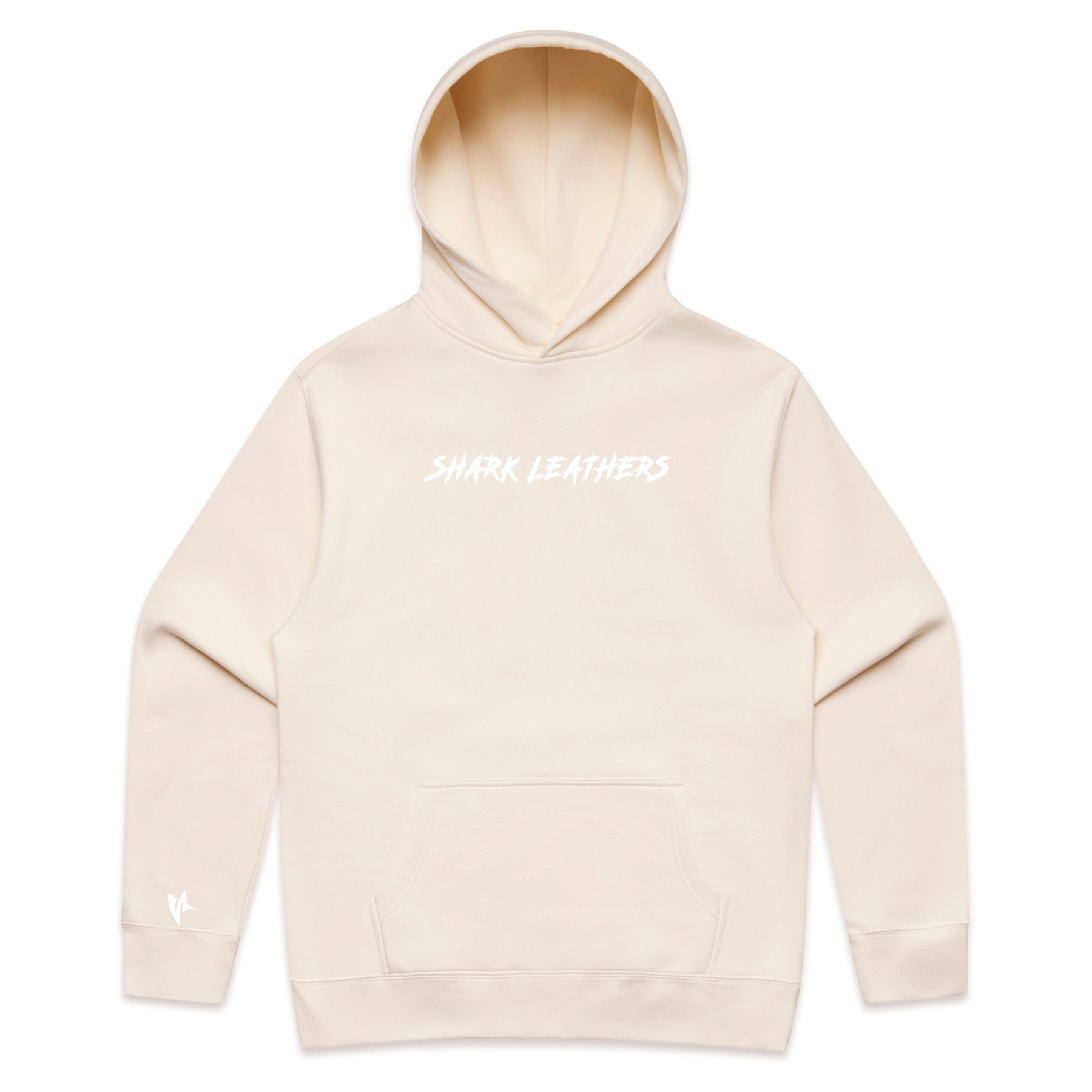 Shark Base Hoodie - Bone/White
