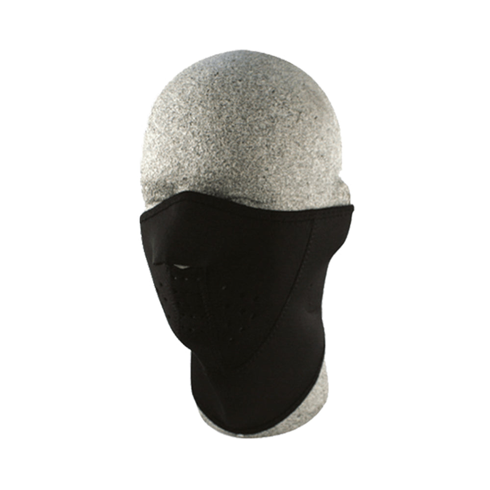 NEOPRENE FACE MASKS - BLACK 3 PANEL