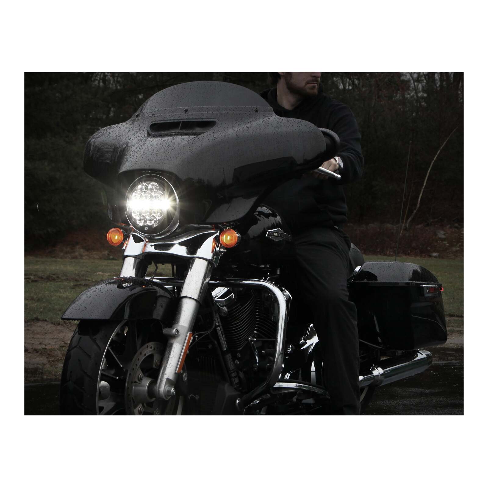 Denali HD Street Glide Head Light Packaged Kit