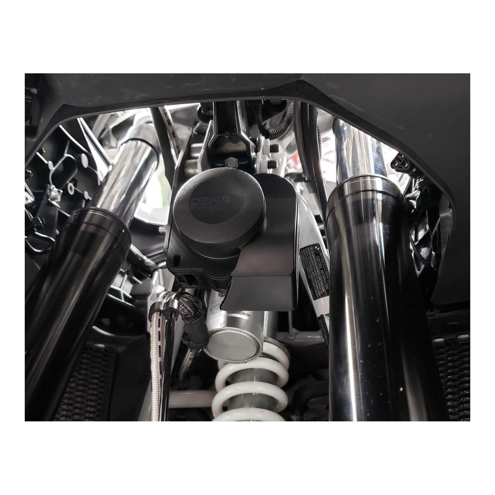 Denali Compact Horn Mount Bracket BMW R1200GS/GSA with M8