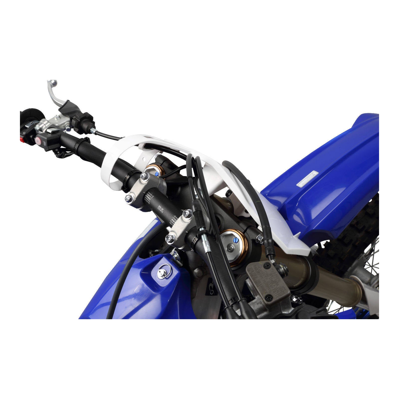 Zeta Front Fork Air Valve Cap Screws for KYB / Showa (2 Pack) - Blue