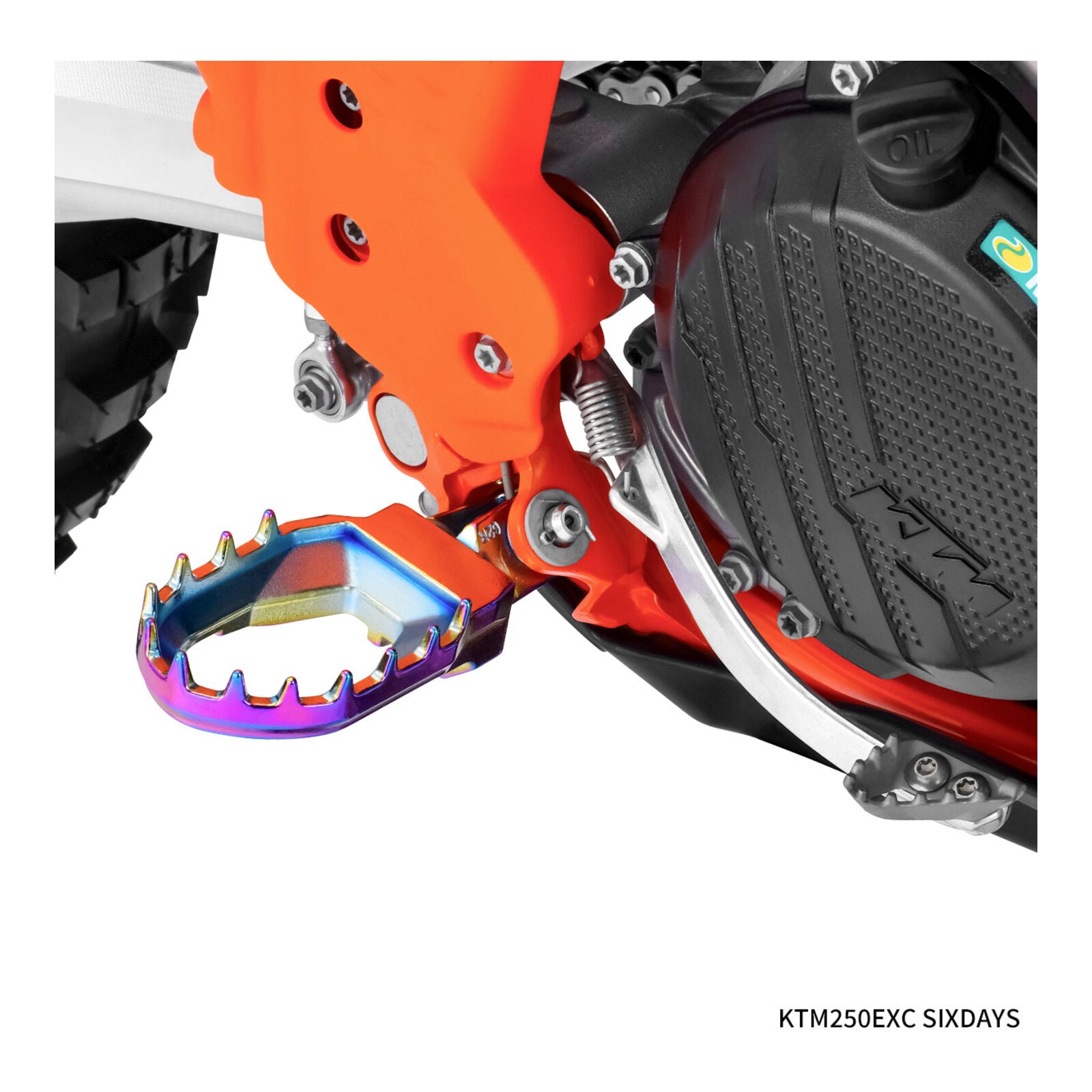Zeta Max Foot Pegs - KTM - Oil Slick