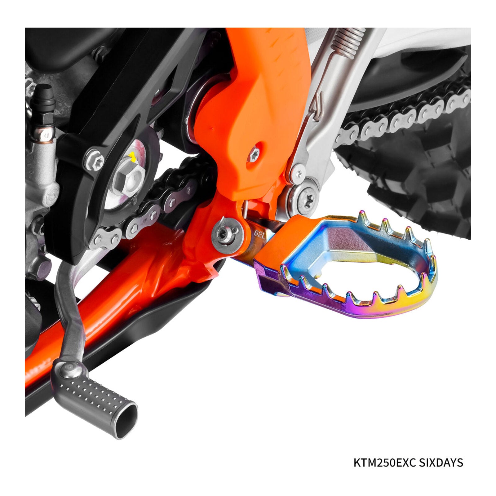 Zeta Max Foot Pegs - KTM - Oil Slick