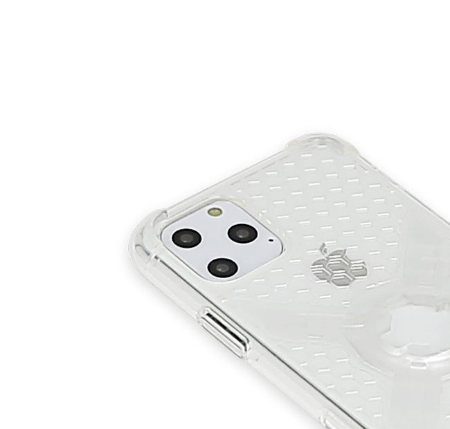CUBE - CUBE iPhone 11 Pro Max X-Guard Case Clear Grey + Infinity Mount - Shark Leathers