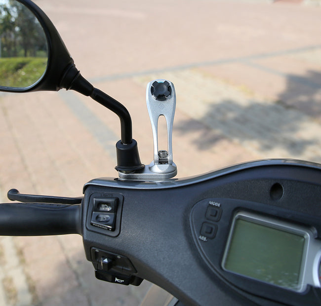 CUBE - CUBE X-Guard Mirror Mount A+ Black - Shark Leathers