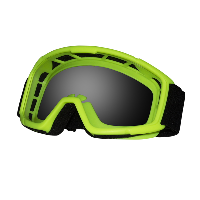 ZERO - ZERO GOGGLE SENIOR MX NEON YELLOW - Shark Leathers