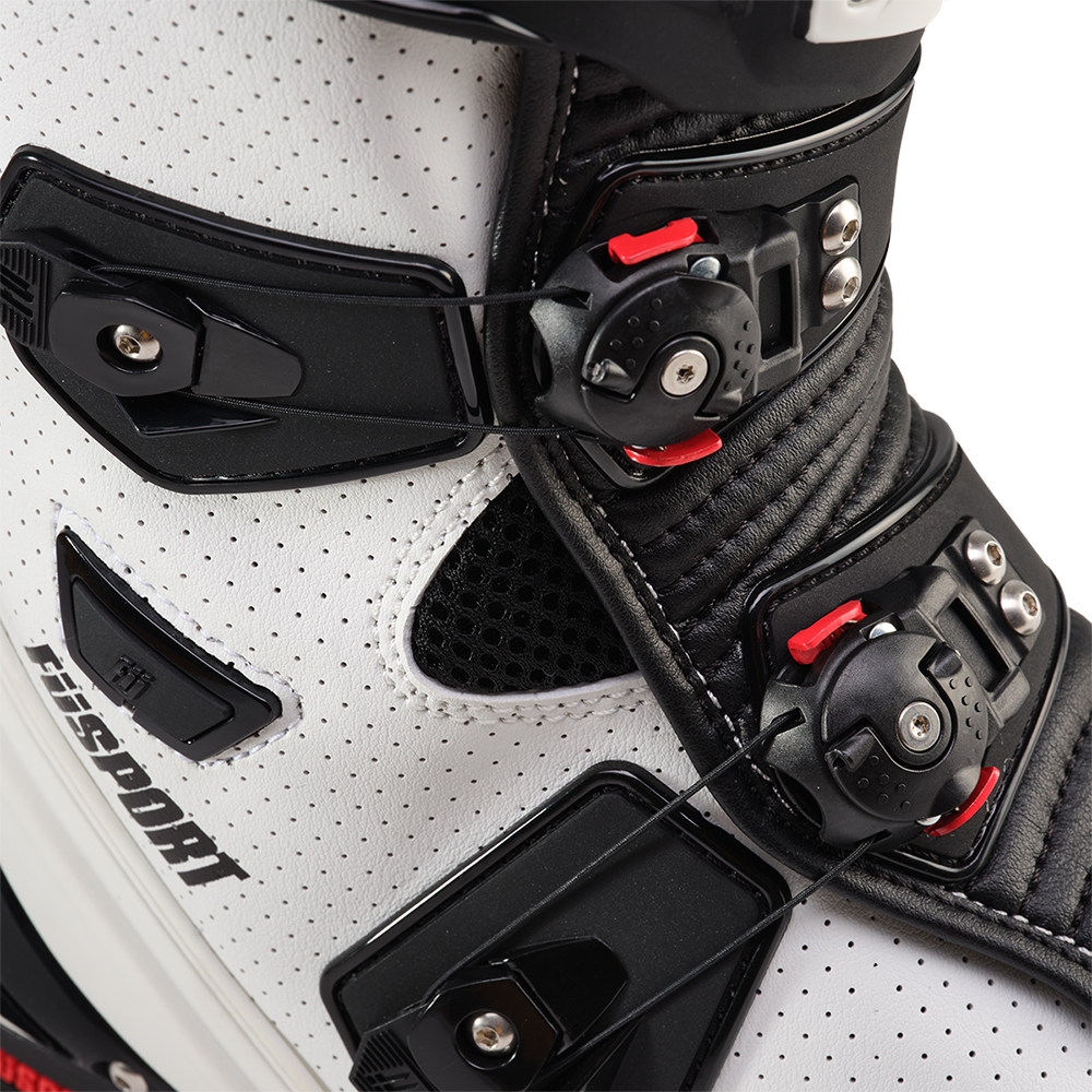 FUSPORT XR1 XTREME R WHITE/BLACK BOOTS FUSPORT