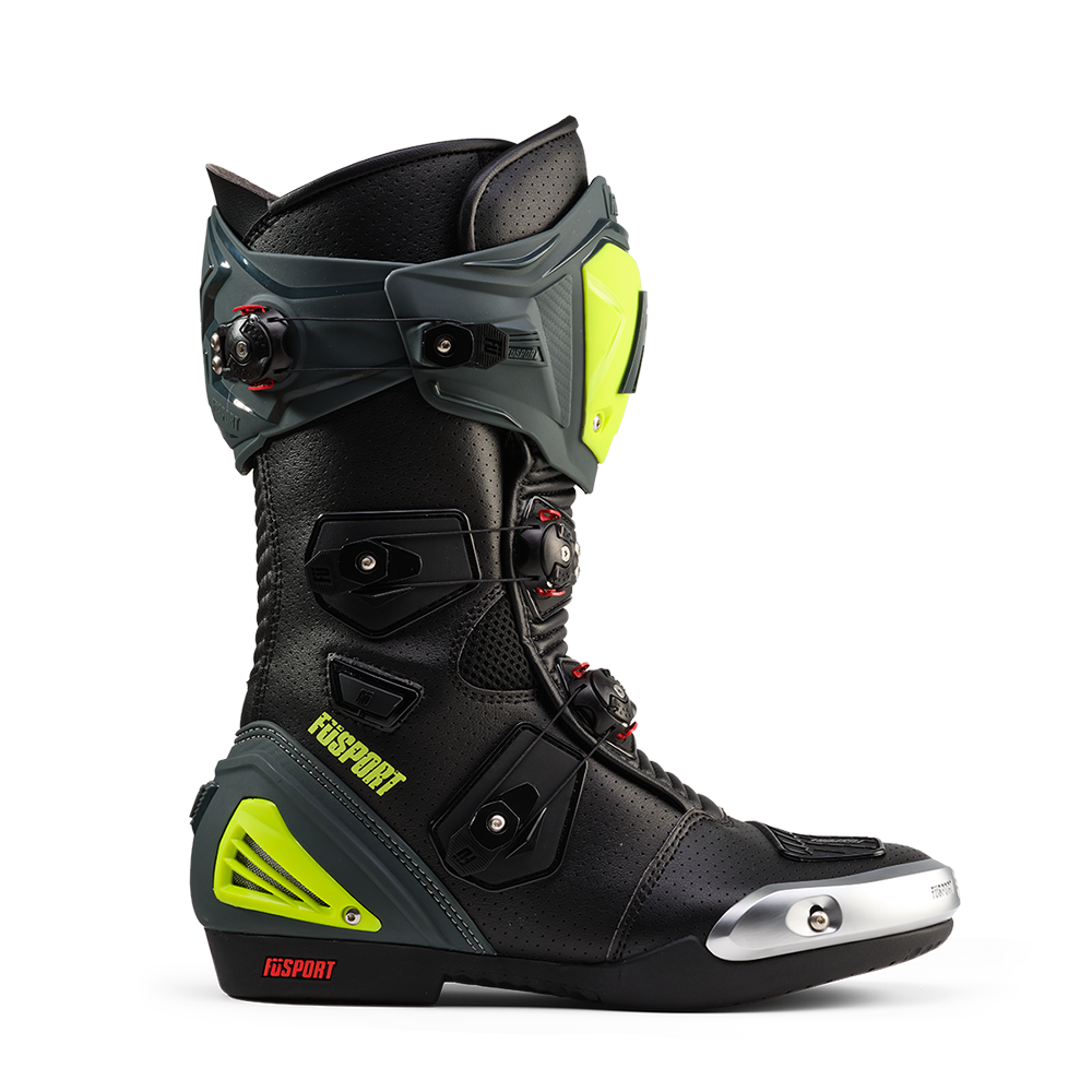FUSPORT XR1 XTREME R BLACK/YELLOW BOOTS FUSPORT