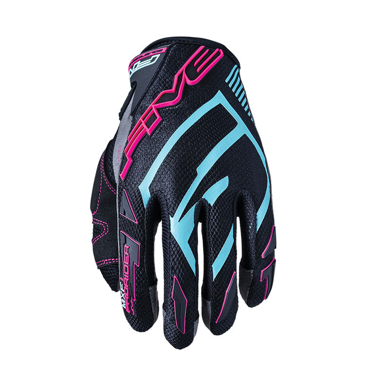 FIVE - FIVE MXF PRORIDERS S LADIES GREY/BLUE/PINK - Shark Leathers
