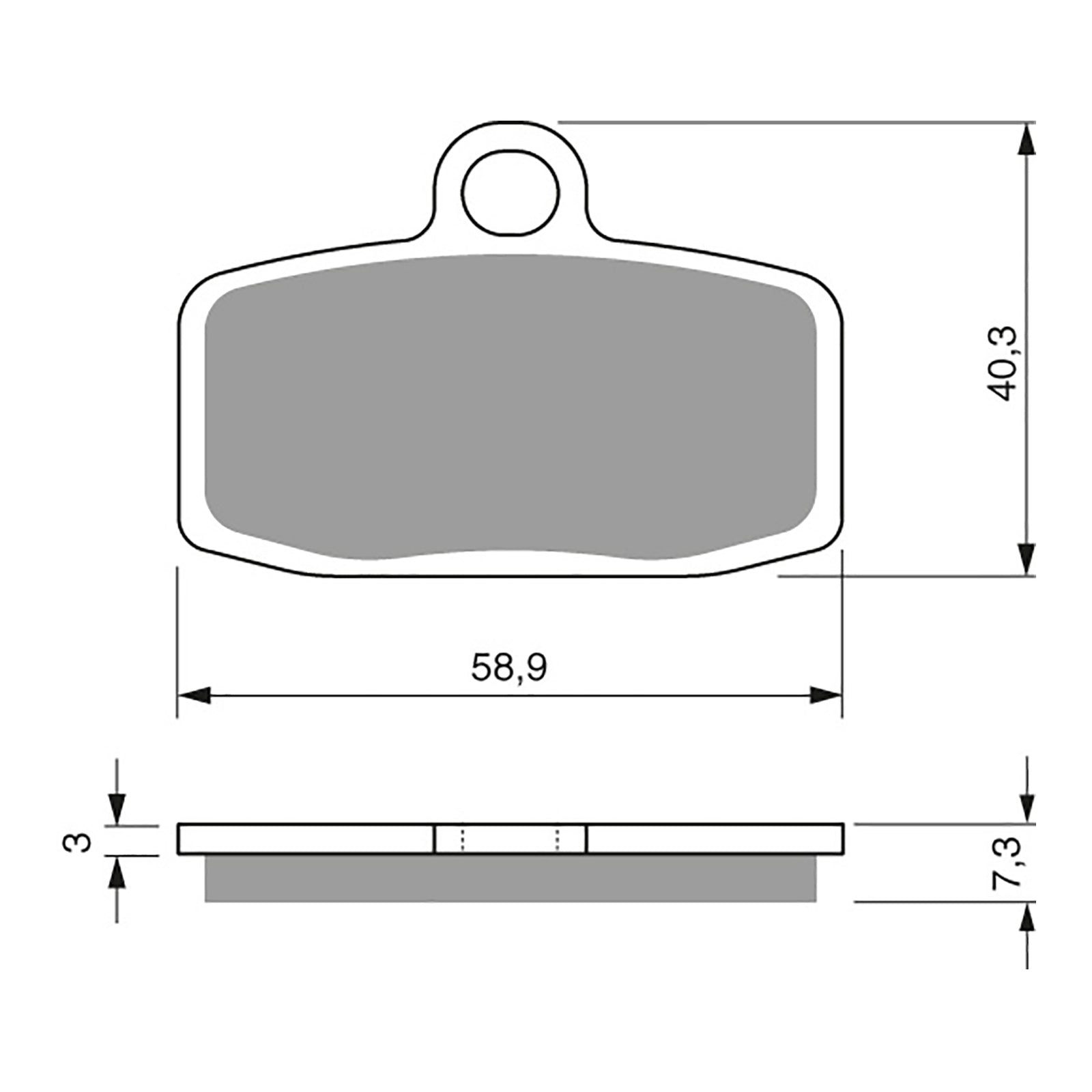 GOLDfren Brake Pads GF307 - S3
