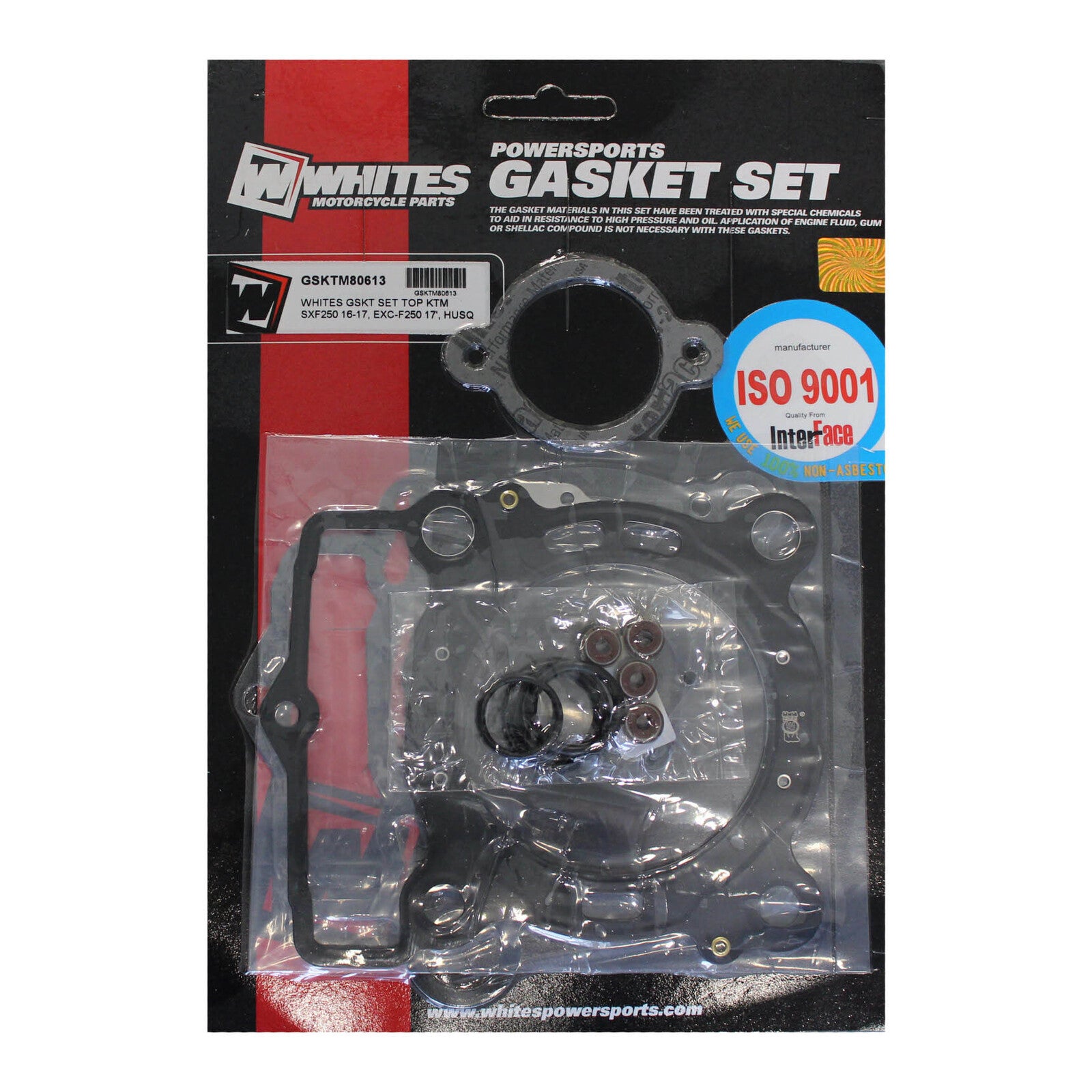 Whites Gasket Set Top KTM SX-F 250 '13-'17, EXC-F 250 '17, Husqvarna