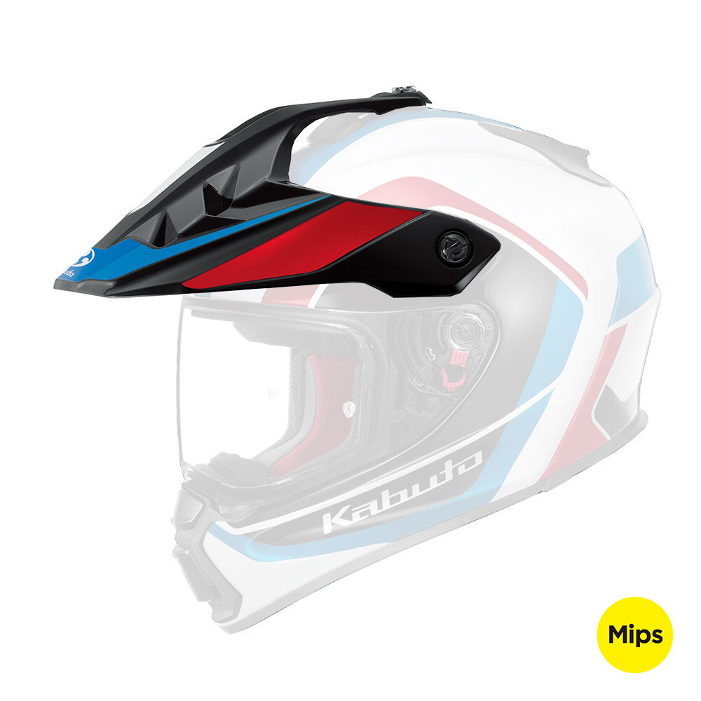 KABUTO Peak GEOSYS GT Mips BLOCK WHT/BLU/RED
