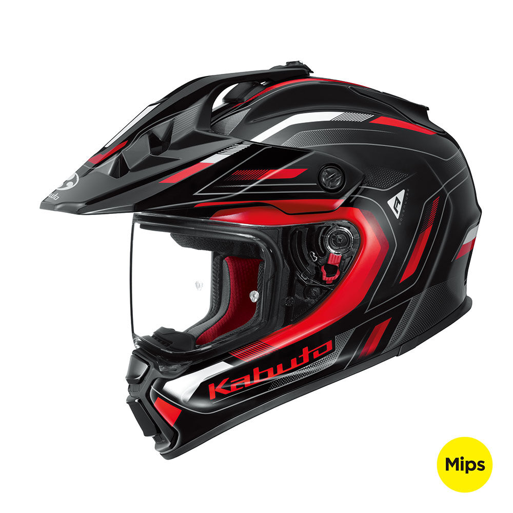 KABUTO GEOSYS GT MIPS BEAT BLACK RED HELMET