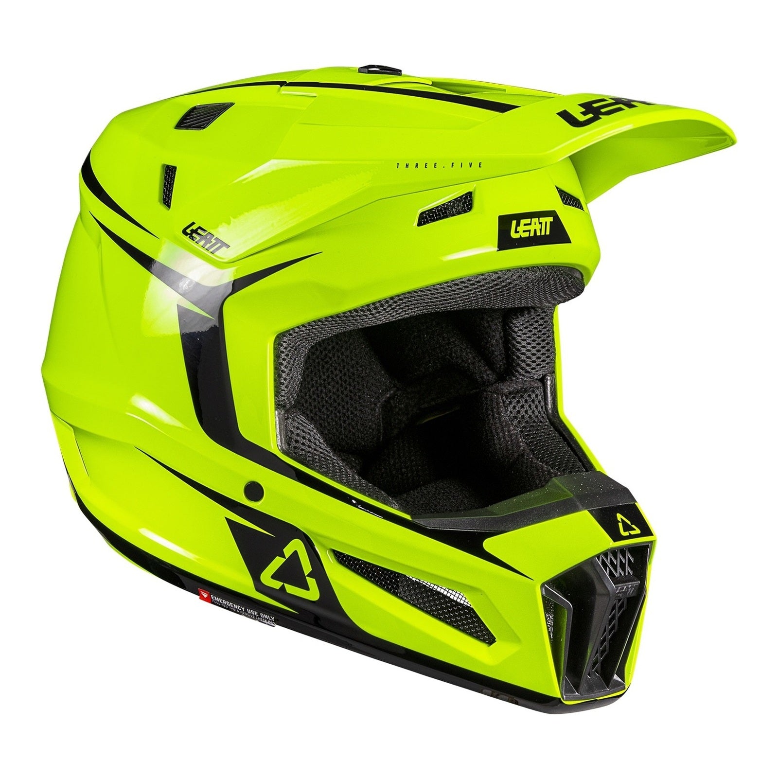 Leatt 2026 3.5 Junior Helmet Kit - Neon Yellow