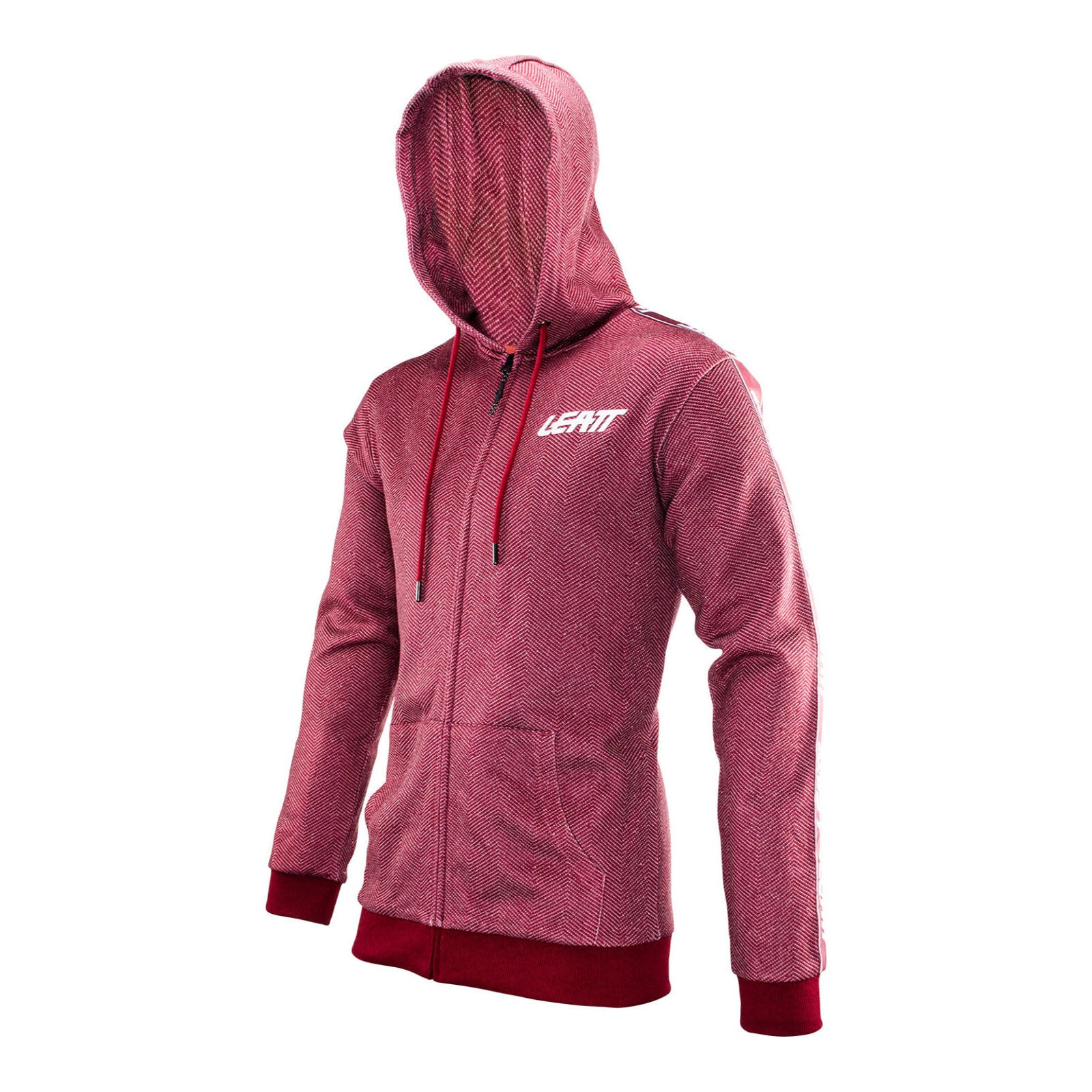 Leatt Premium Zip Hoodie - Ruby