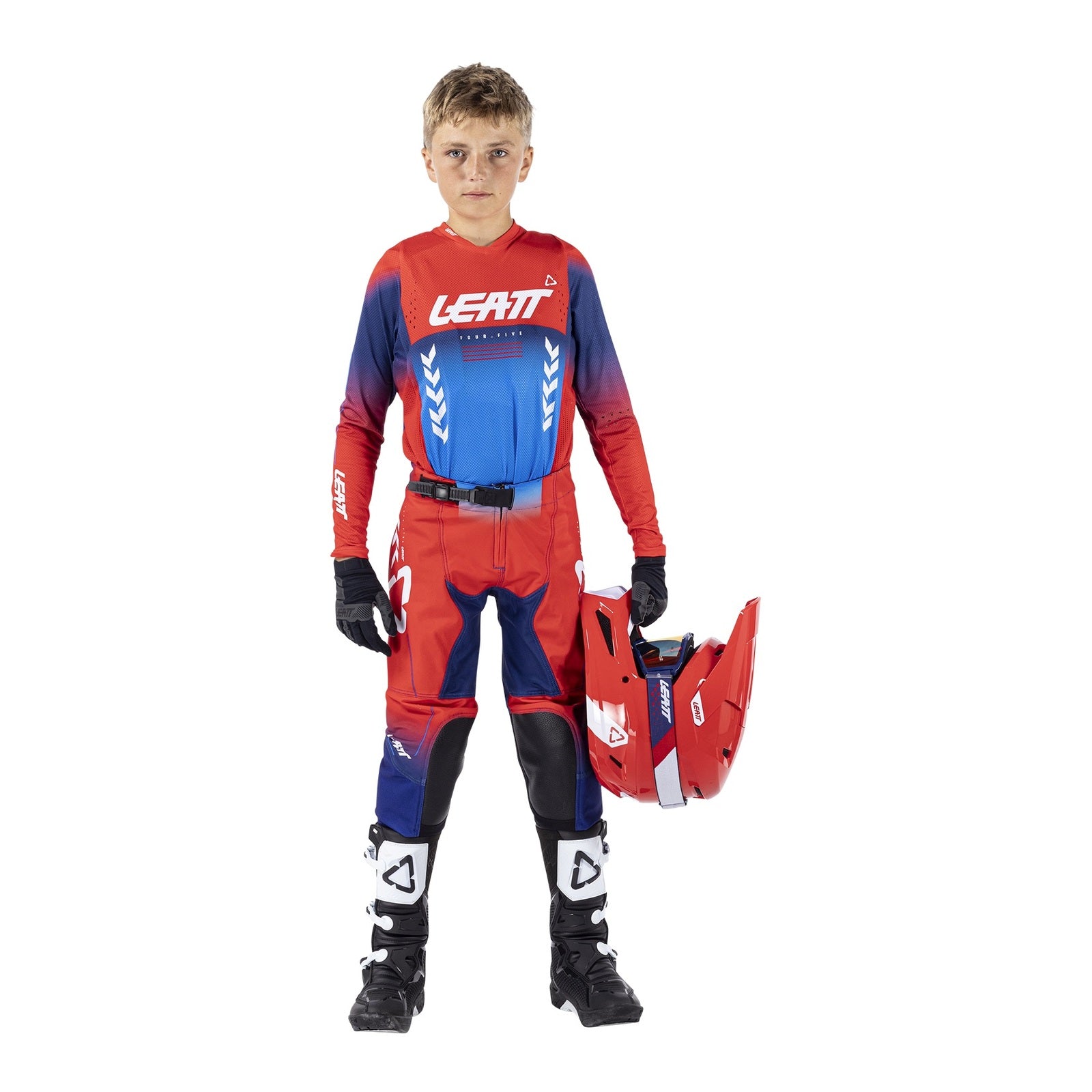 Leatt 2026 4.5 Junior Pant - Royal Blue / Red