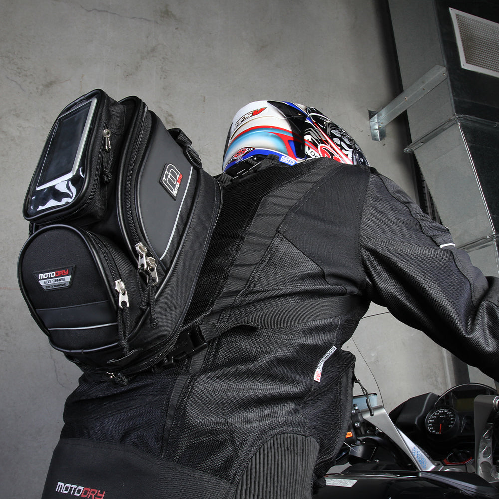 MOTODRY - MOTODRY ECO-SERIES TANK-BAG BLK 'ZXT-3' 12L MINI - Shark Leathers