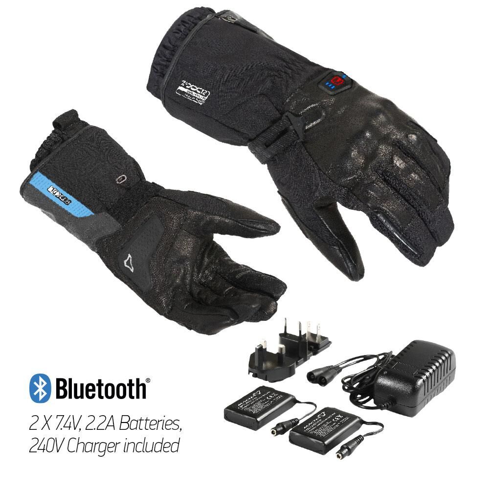 Macna E-Heated Progress 1.0 RTX Gloves Battery Kit Black