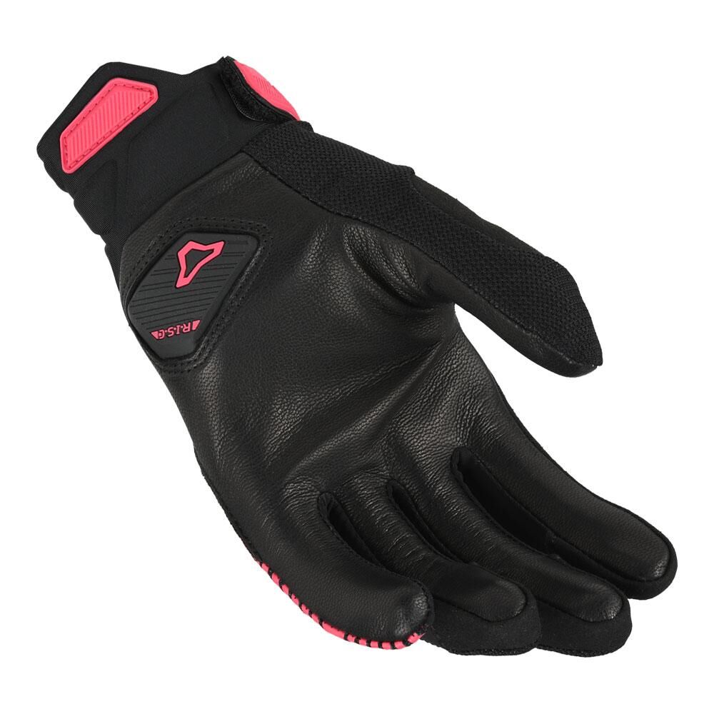 Macna Obtain Leather Ladies Gloves Black/Pink