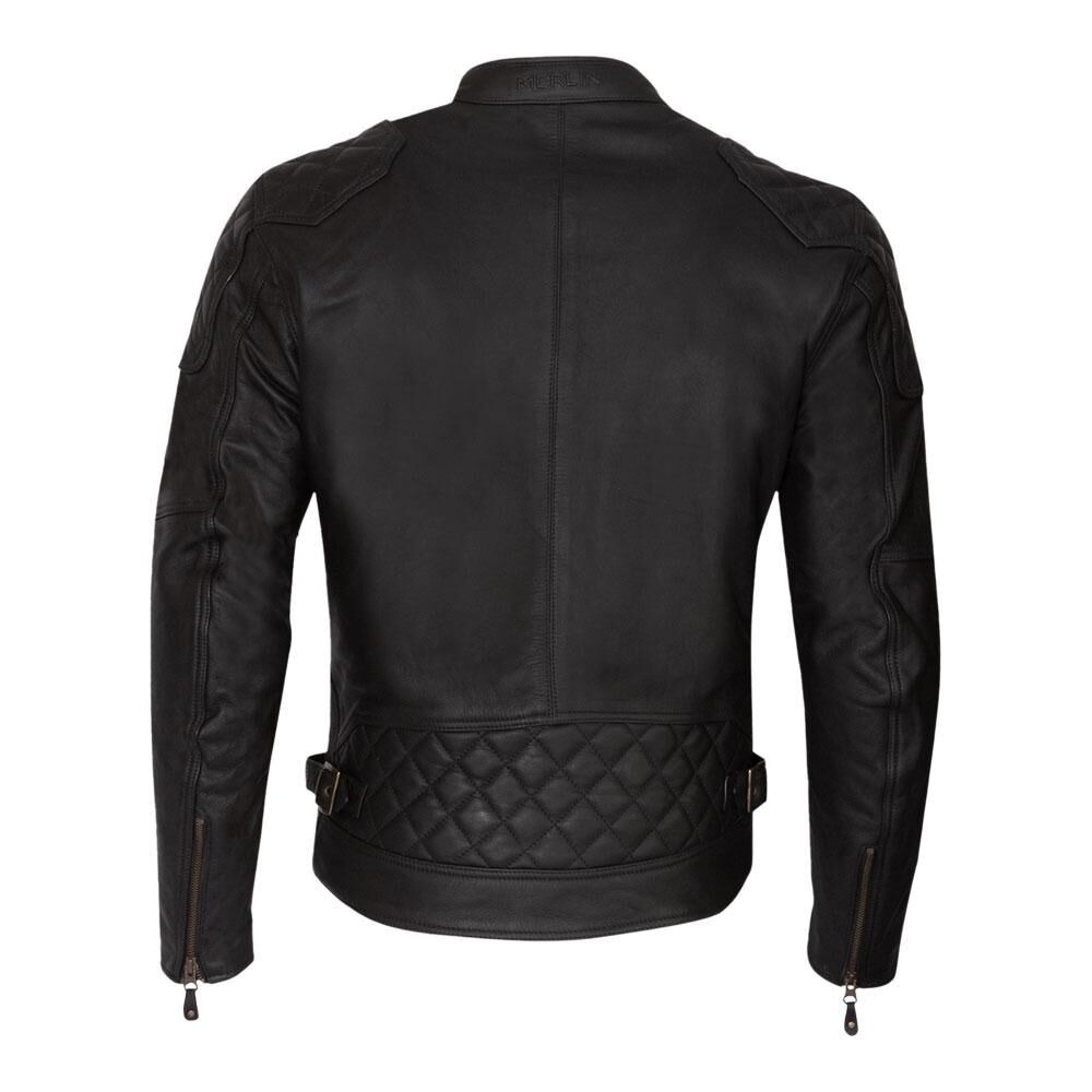 Merlin Chester Café D3O® Leather Jacket Black