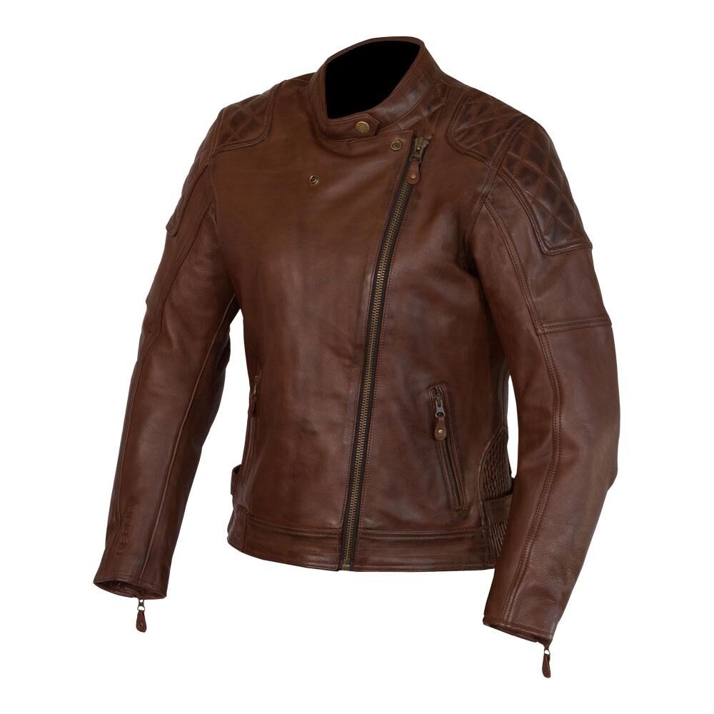Merlin Bristol Café D3O® Ladies Leather Jacket Brown