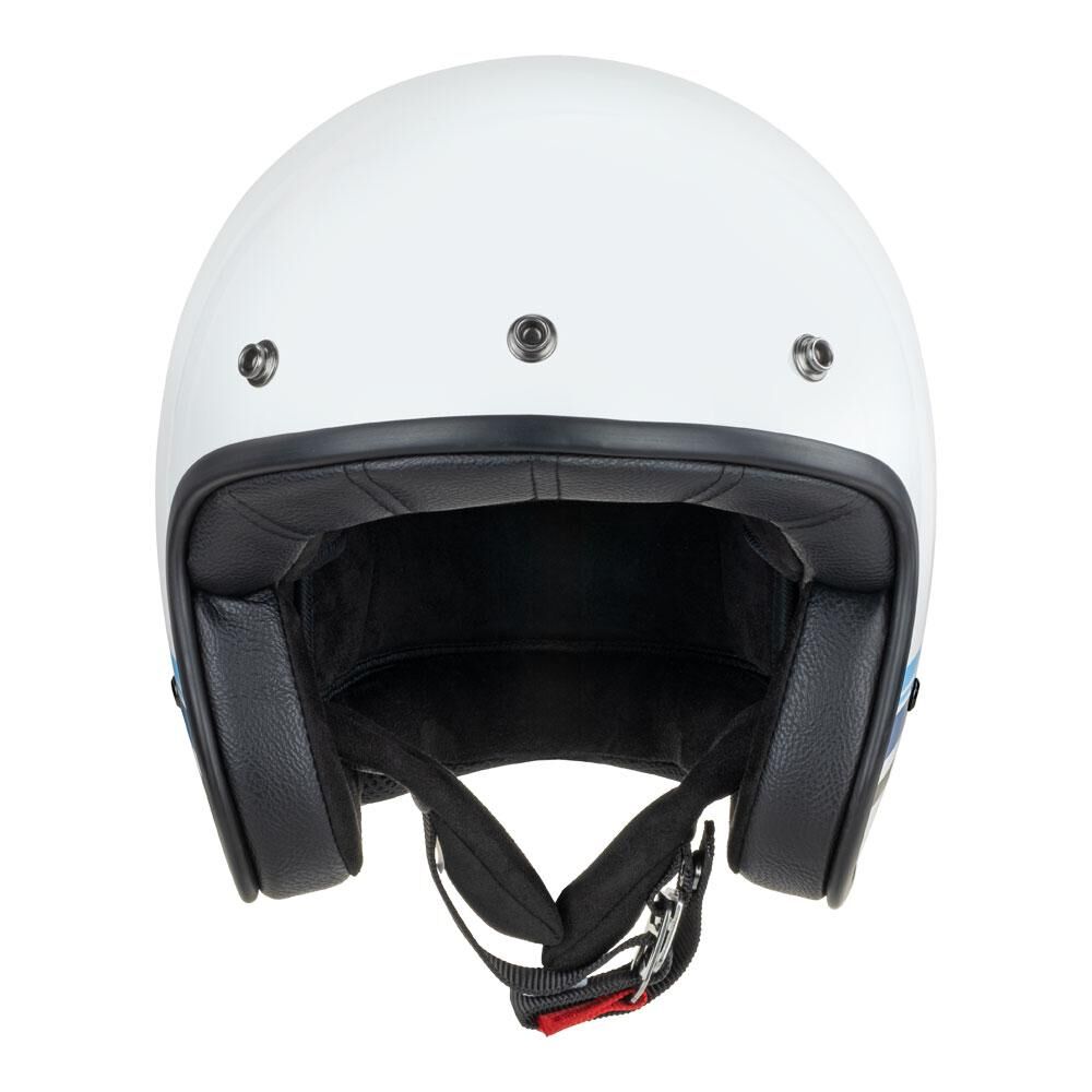 Merlin Blackbird Helmet Aero Stripe White