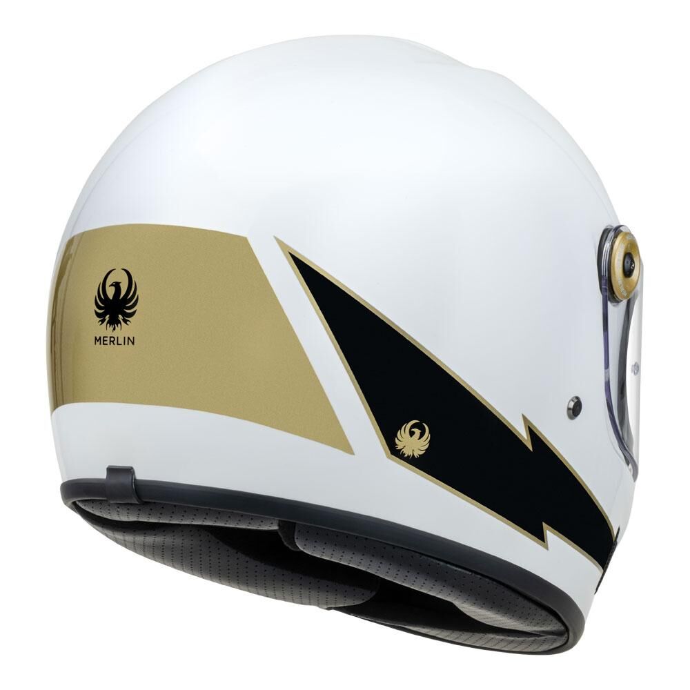 Merlin Revival Flash Helmet Optic White