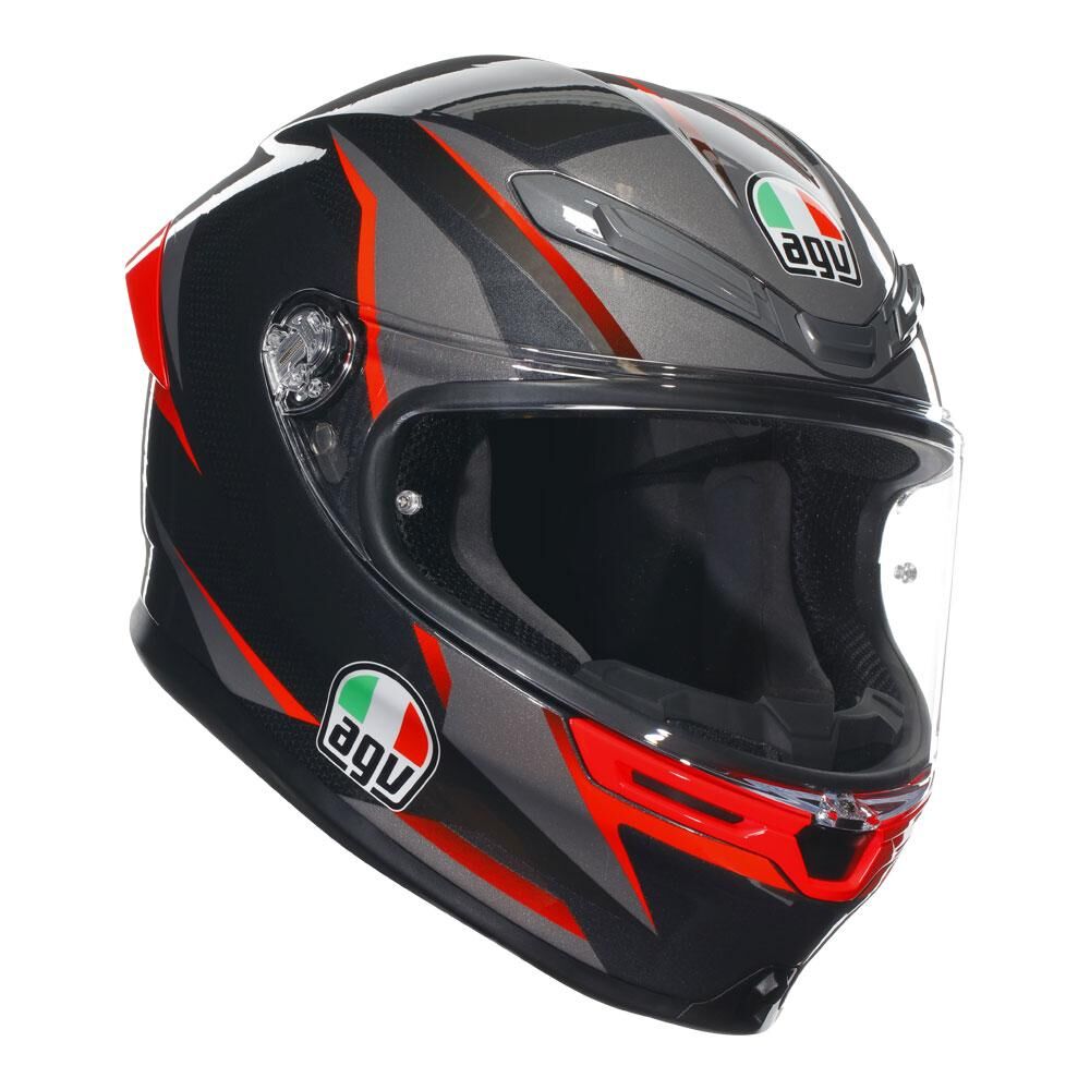 AGV K6 S - SLASHCUT BLACK/RED